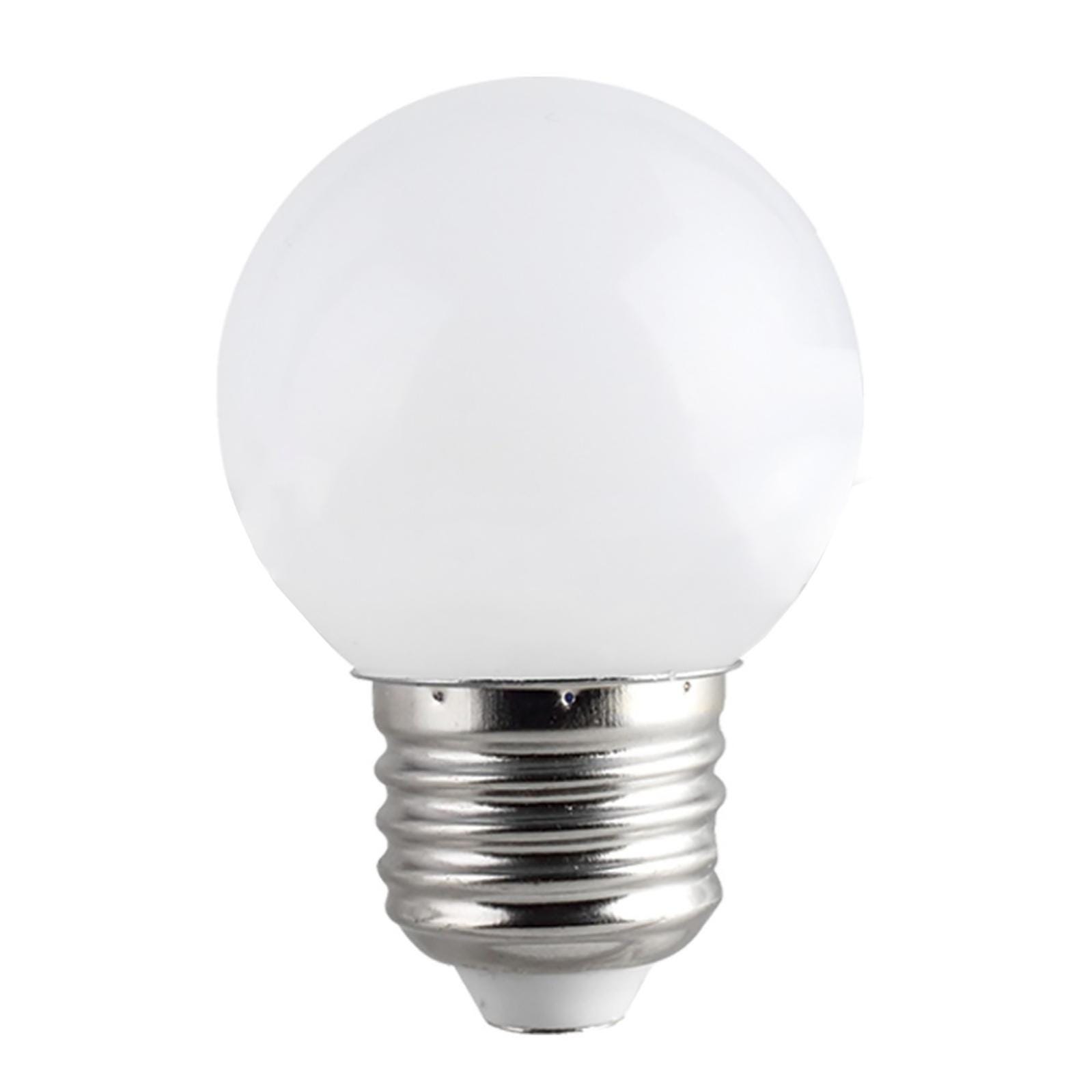 Bombilla LED E27 mini globo 230V lámpara decorativa LUZ FRÍA 6400K