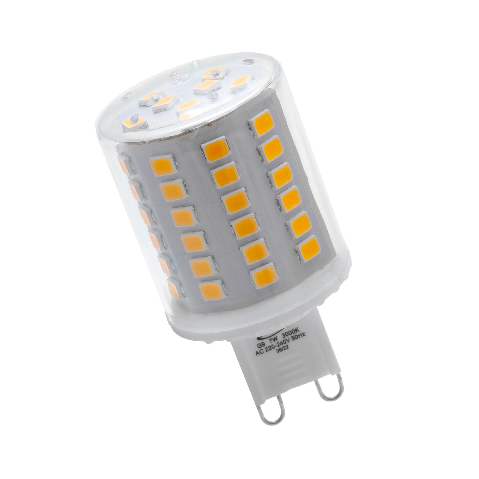 Lampadina LED 7W attacco G9 resa 80W 800 lumen luce a 360 gradi lampada  basso consumo 230V 6500K