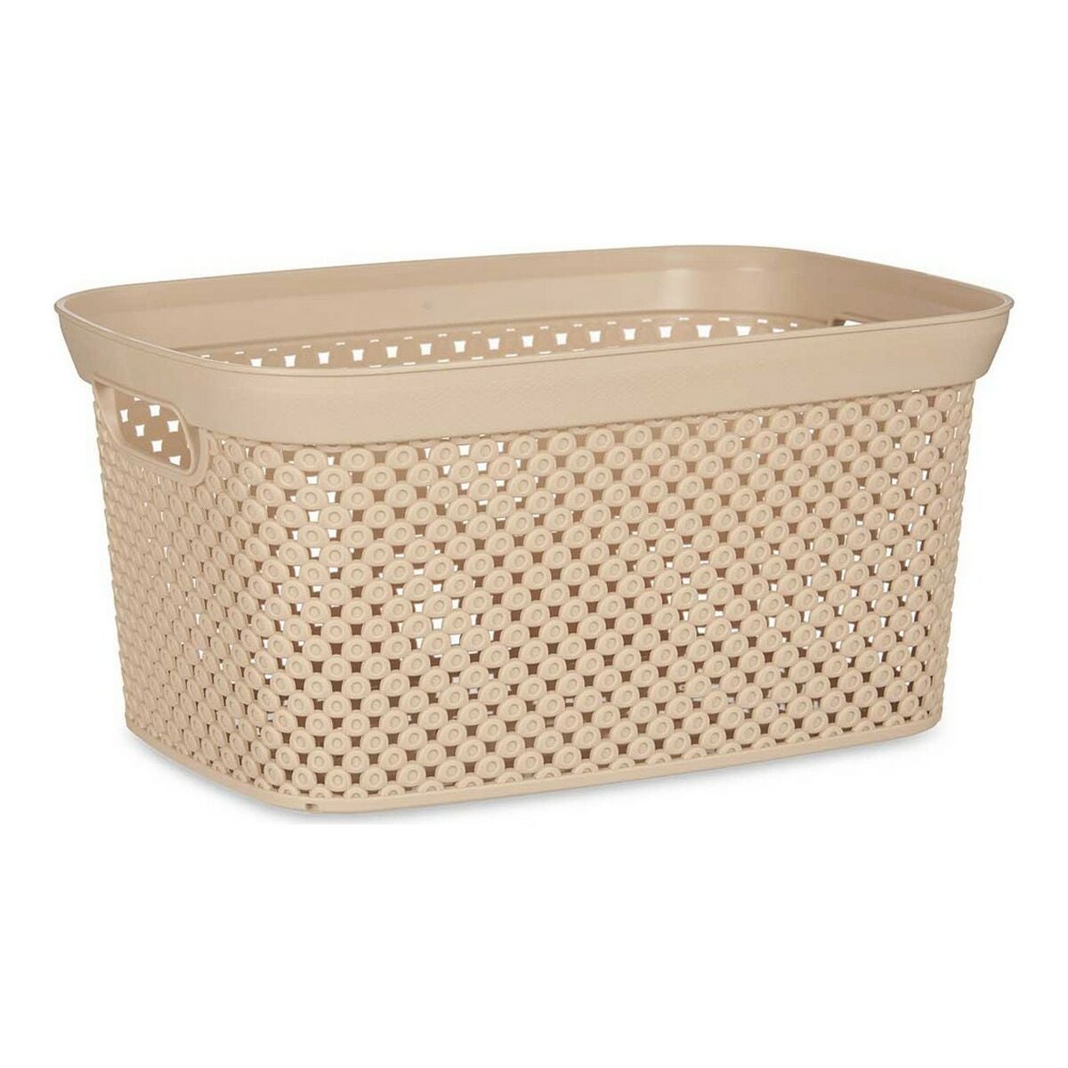 CESTINO GRANDE IN PLASTICA FORATA 34x23,5x17,5 CM LEGA su Shop in Casa