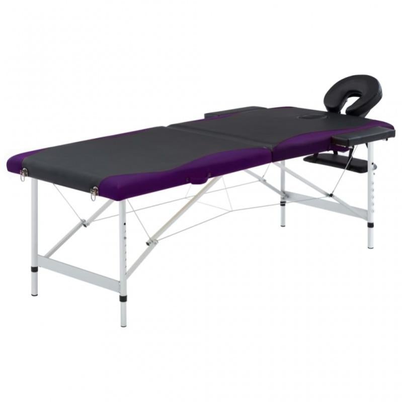 Lenzuolo Con Angoli Per Lettino Da Massaggio, Con Foro Viso, Lavabile, Colore Viola, Dimensioni 70x190 Cm, Poliestere Resistente