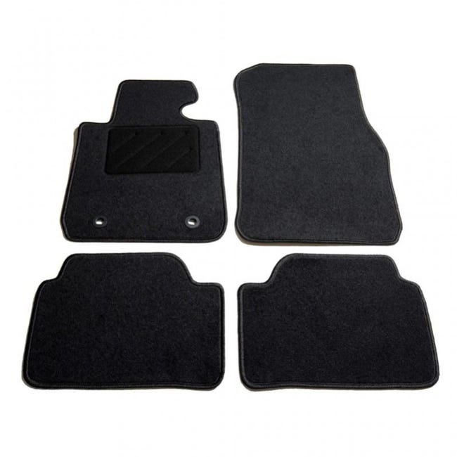 Wielganizator Set di tappetini in velluto nero e blu, adatti per: BMW X2 F39 (2018), SUV tappetini auto in velluto, 4 pezzi Wielganizator Set di tappetini in velluto nero e blu, adatti per: BMW X2 F39 (2018), SUV tappetini auto in velluto, 4 pezzi
