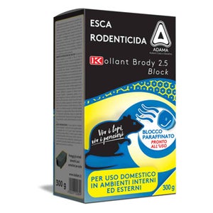 Esca in Pasta Blu Brodifacoum per Topi Ratti Roditori Topicida Ratticida  1,5 Kg (3 x 500 g) - Albagarden