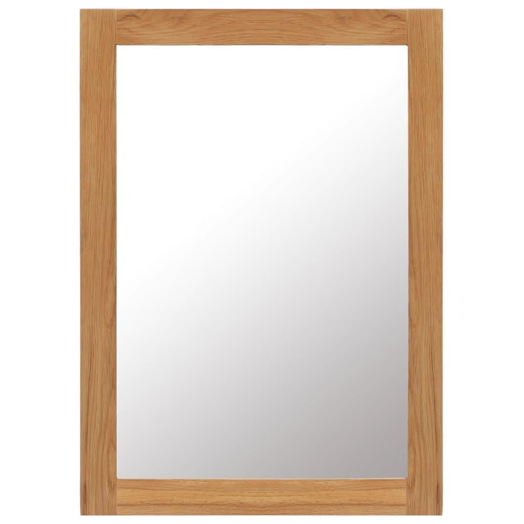 VidaXL Mobile A Specchio Da Parete 60x10x40 Cm - Legno Massello Di Teak, Contenitore Con 2 Specchi, Stile Naturale