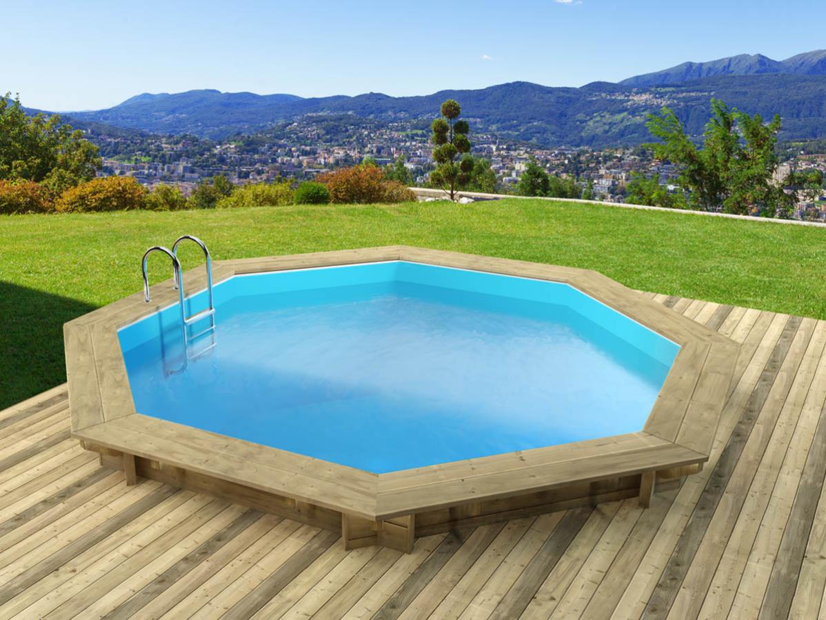 Piscina De Madera &Quot;Verona&Quot; - 5.10 X 1.20 M
