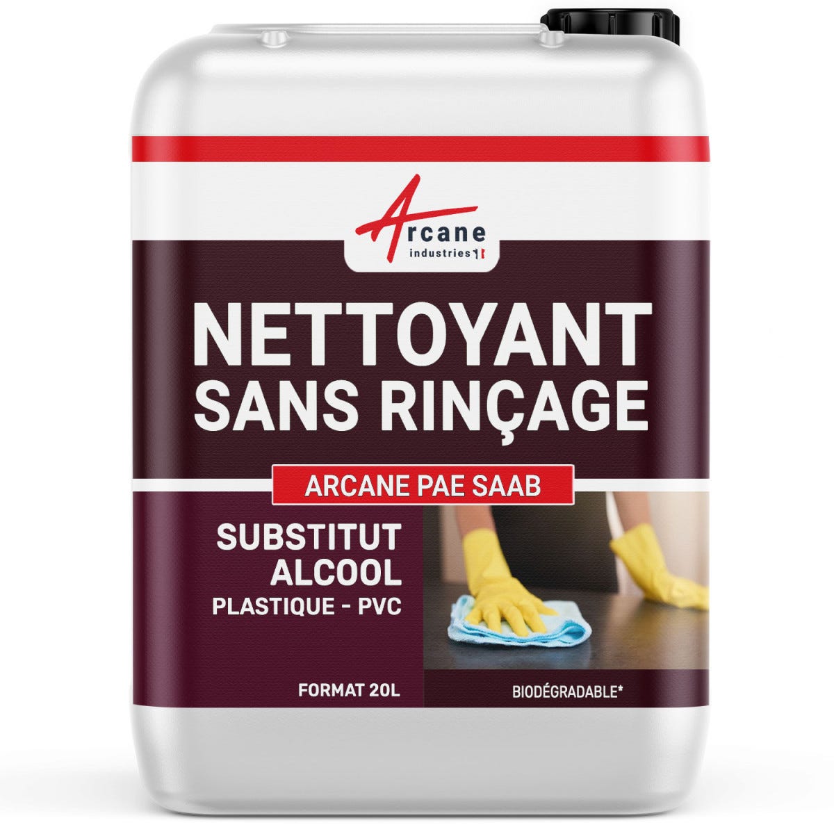 NETTOYANT SANS ALCOOL - Nettoyant PVC stratifié tableau blanc
