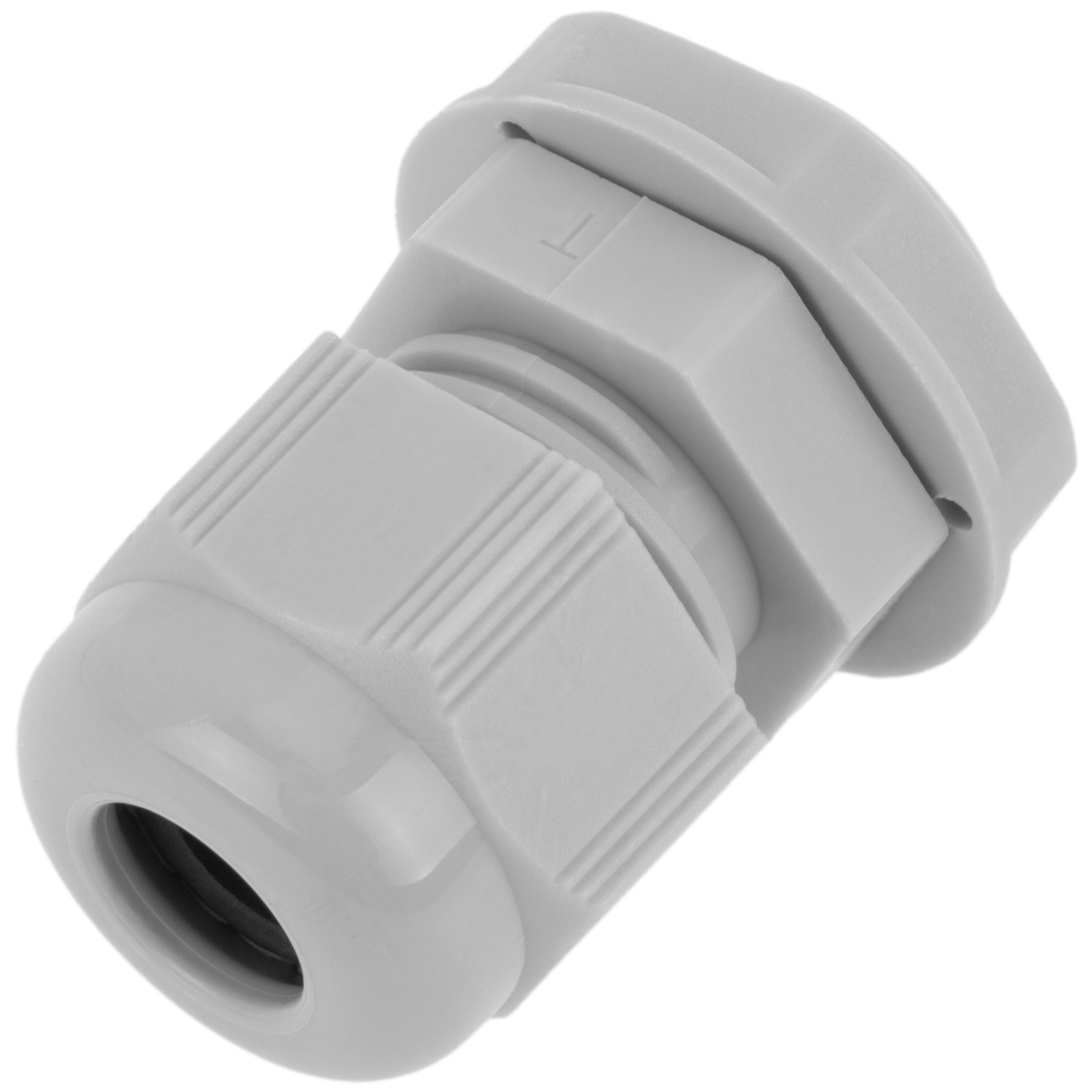 PRESSACAVO IN NYLON - PASSO PG42 - GRIGIO RAL 7035 - IP66
