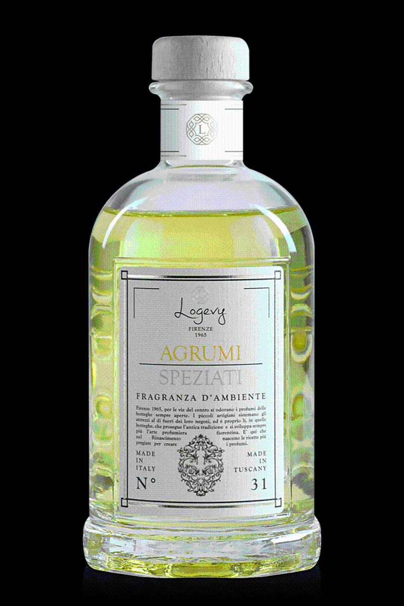 LOGEVY - Profumatore Per Ambienti Eco-Spray 100 Ml - Oro Di Firenze - Benessere Per La Casa