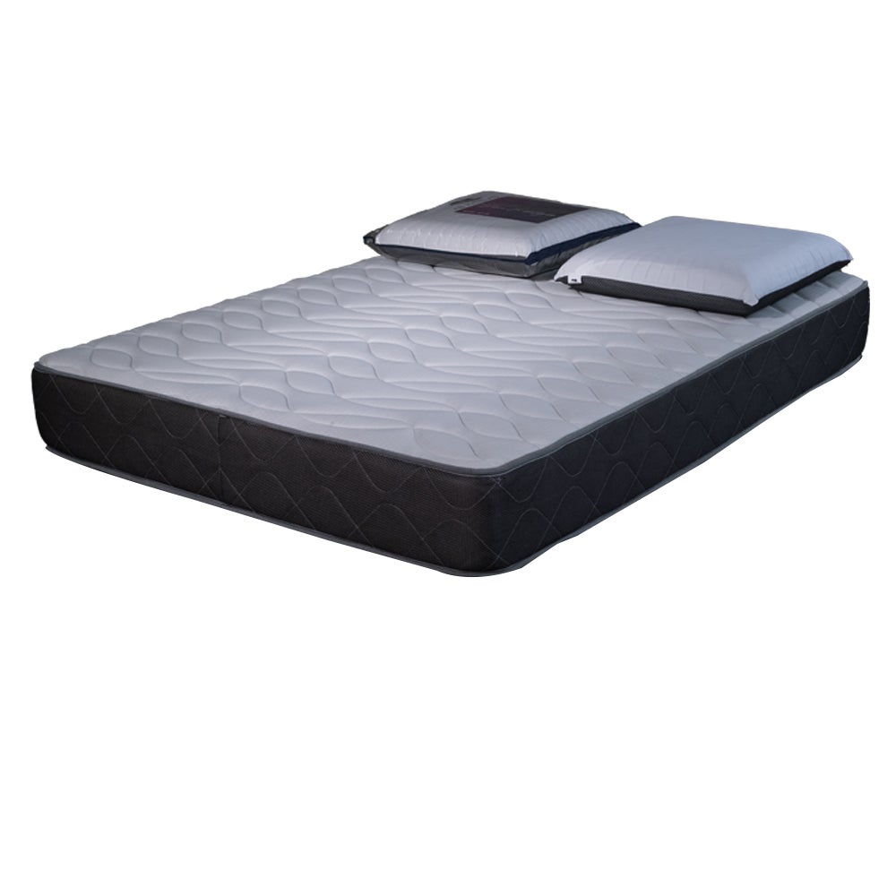 Colchón de lujo   140x190 cm con 2 almohadas viscoelásticas 60x60cm   35 kg/m³ de espuma   24 cm