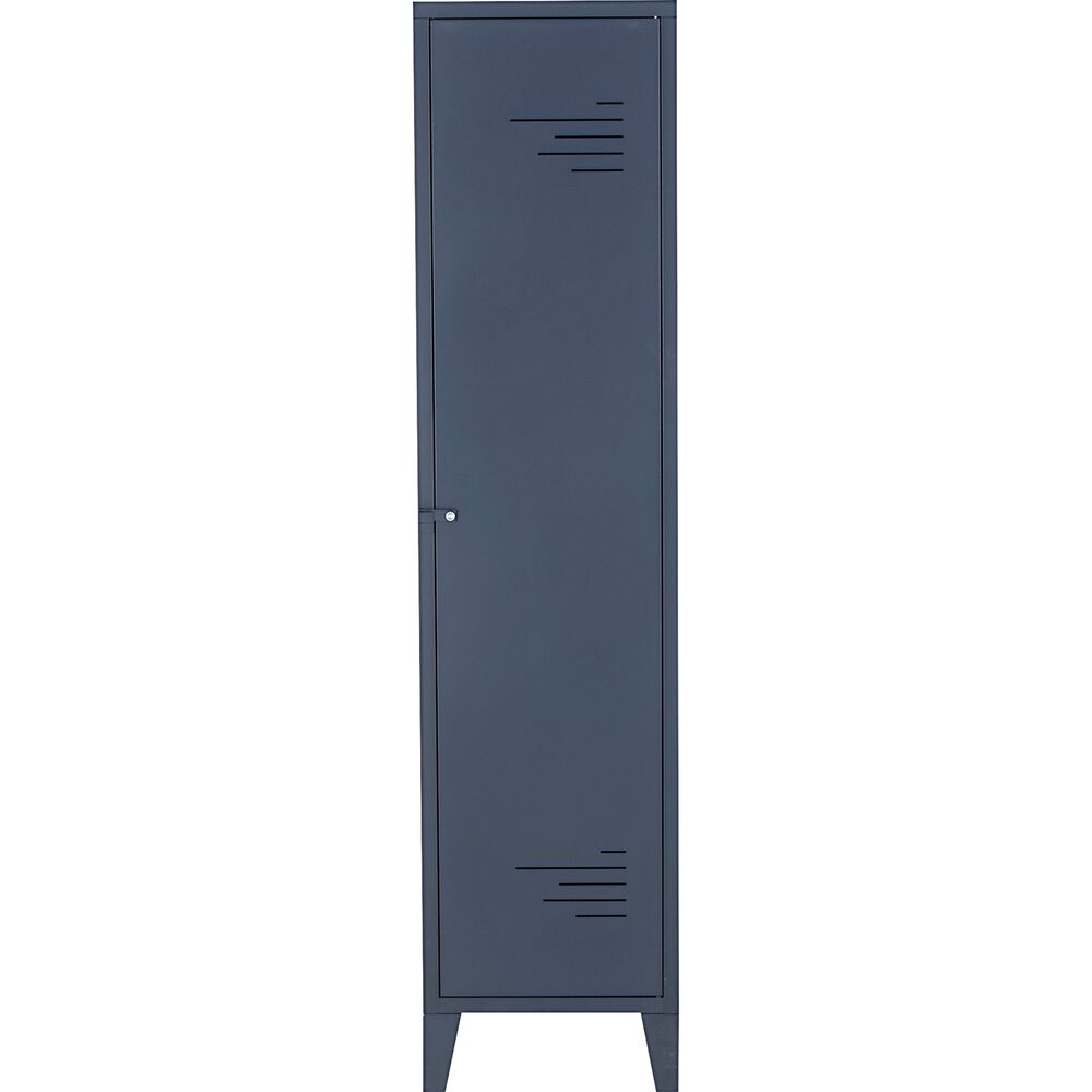 Armoire 1 porte Métal Bleu myrte LOFTER ALINEA larg50 x H200 x P47,5 cm Leroy Merlin