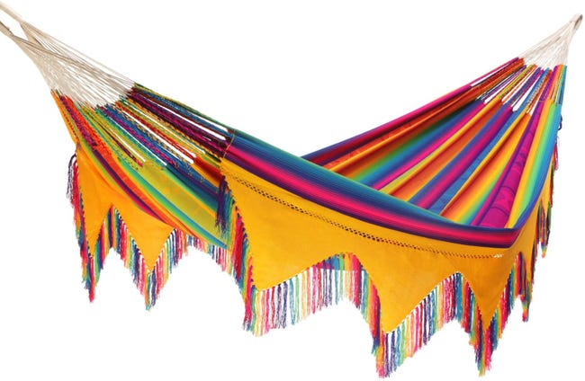 Caribe Grande Paradiso MacaTex Hammock XL Weather Resistant in South Caribe Grande Paradiso MacaTex Hammock XL Weather Resistant in South