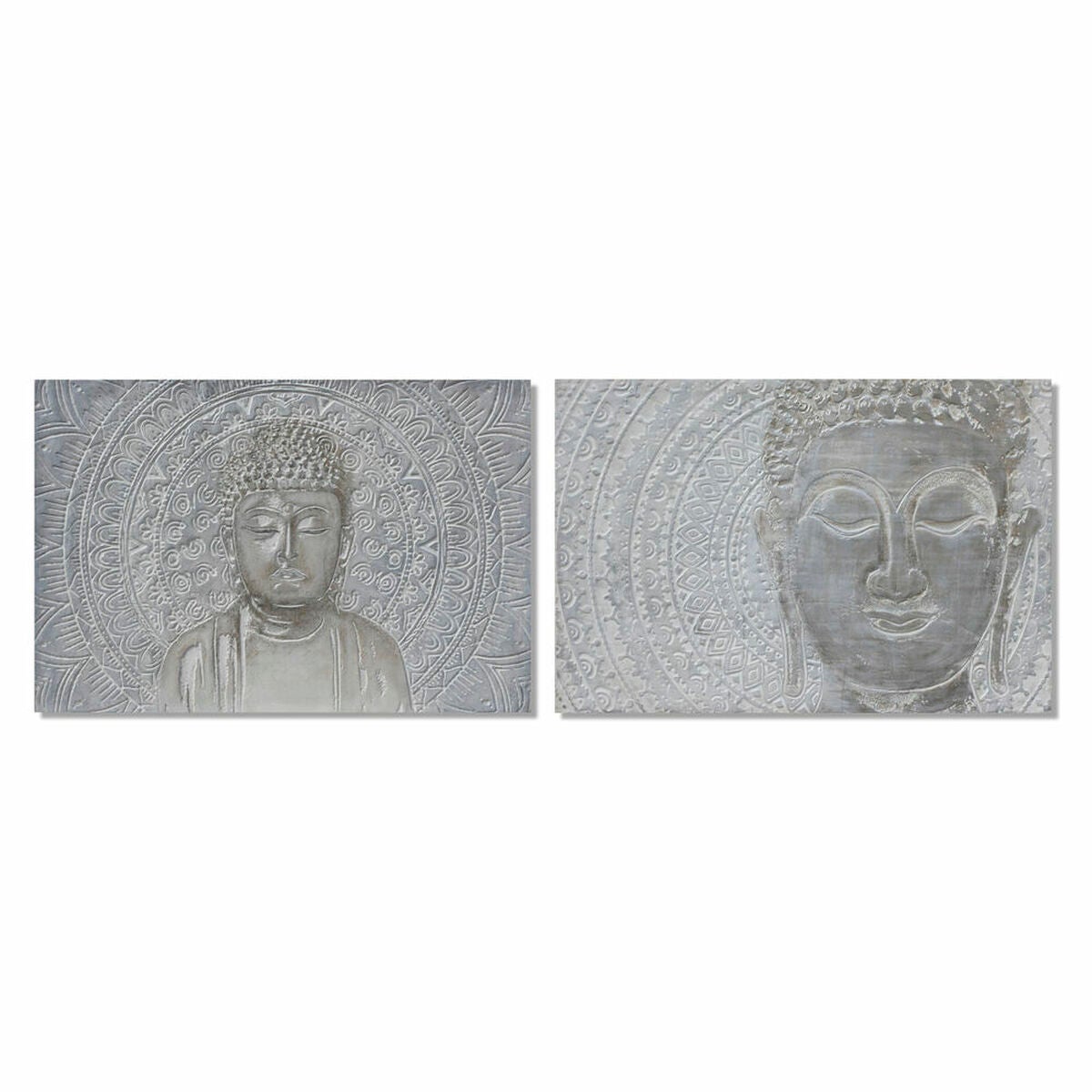 Quadro DKD Home Decor Buddha 80 x 4 x 120 cm Orientale (2 Unità)