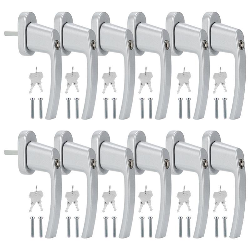 ABUS ABFS59486 Maniglia Con Serratura Per Finestra Argento - Foto 2