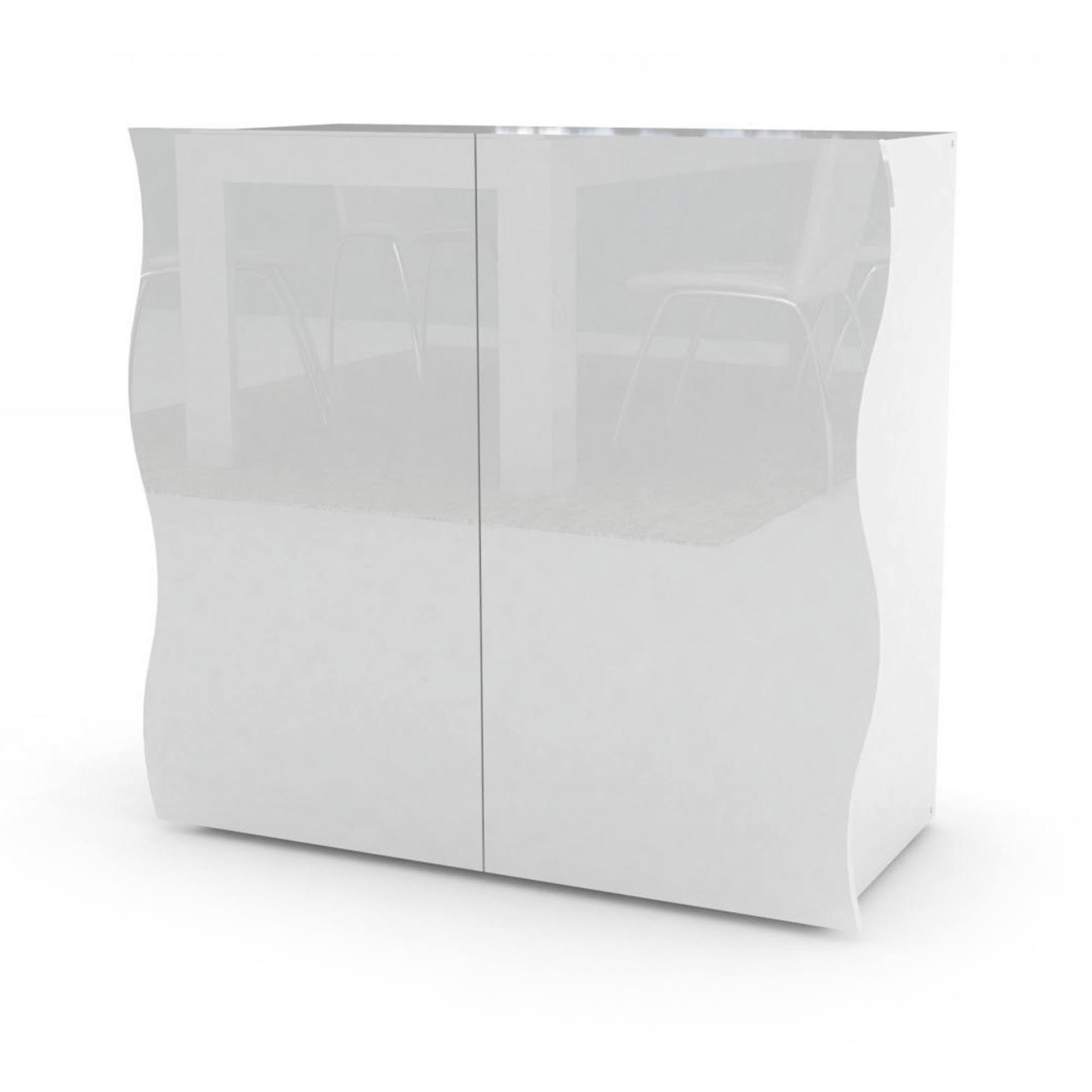 Dlandin Credenza, Credenza cucina a 2 ante, Credenza soggiorno, 100