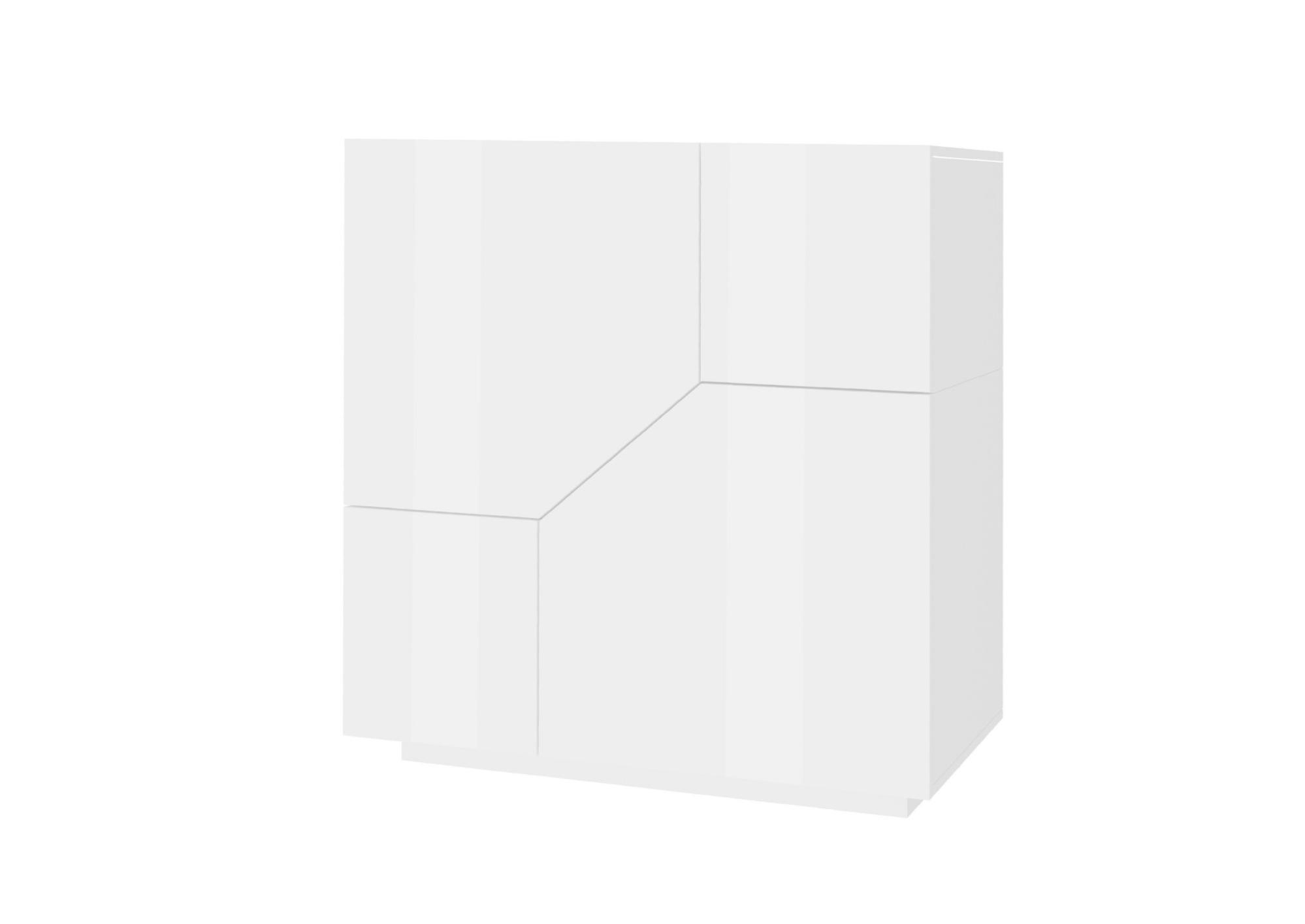 Dceesa Credenza, Credenza cucina con 2 ante geometriche, Credenza