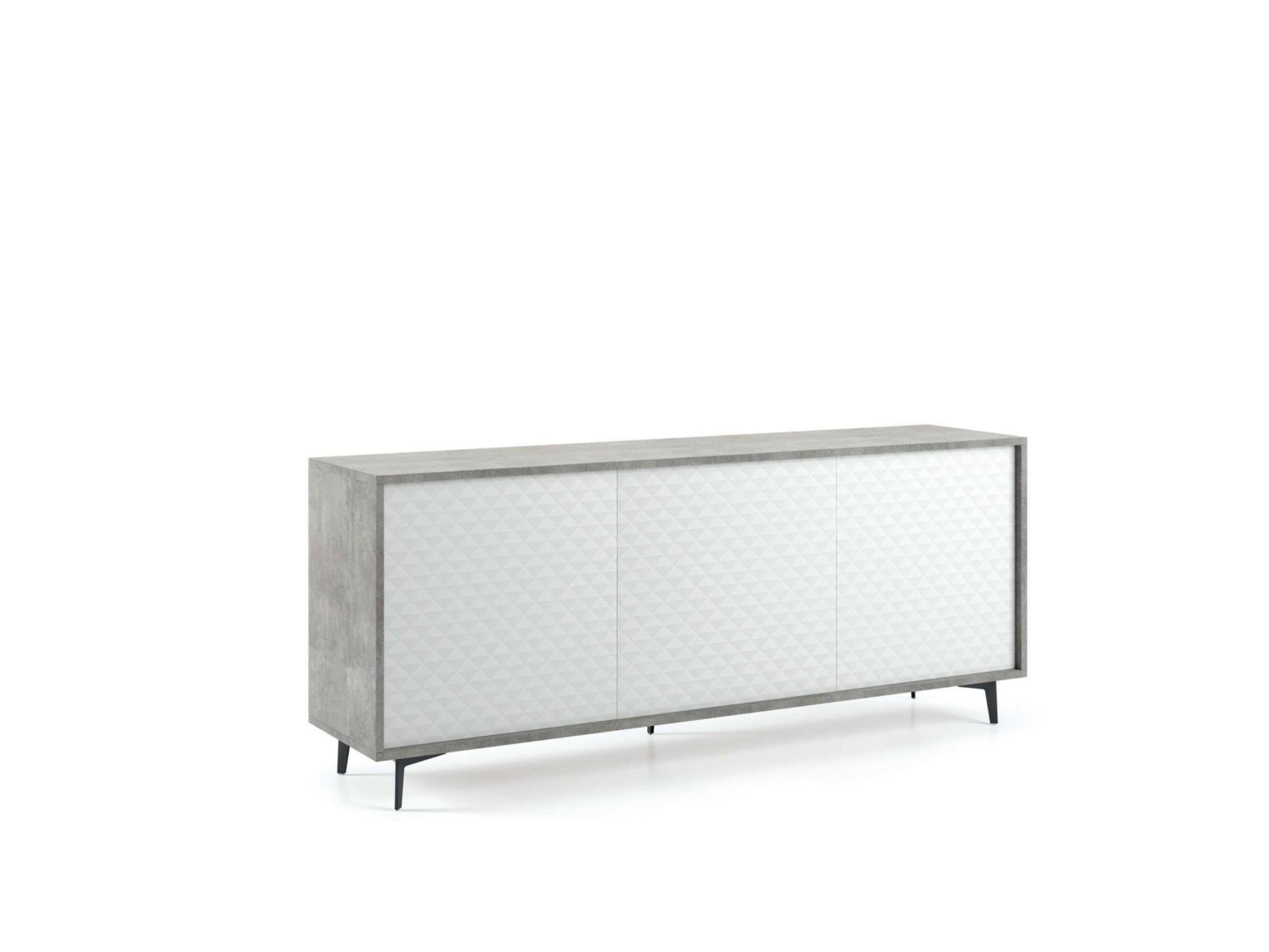 Credenza HOMCOM Moderna - Bianca Con Finiture Legno, Cassetto E Ripiano Regolabile, Per Soggiorno O Cucina, 82x60x32 Cm - 8