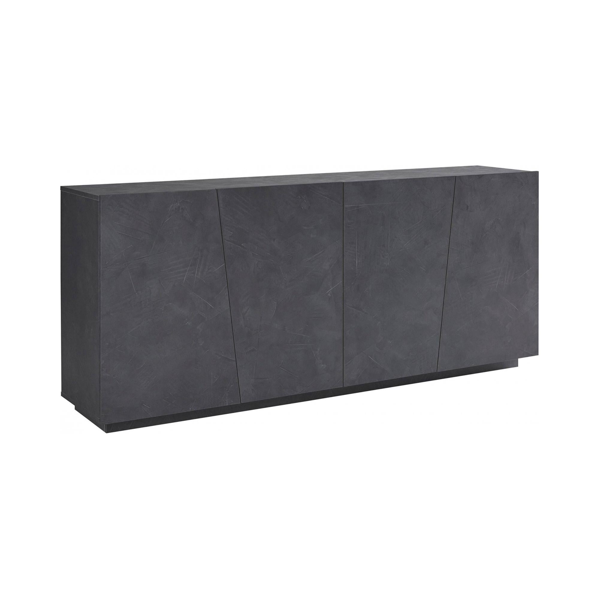 Dliguor Credenza, Credenza da cucina a 4 ante, Credenza da soggiorno