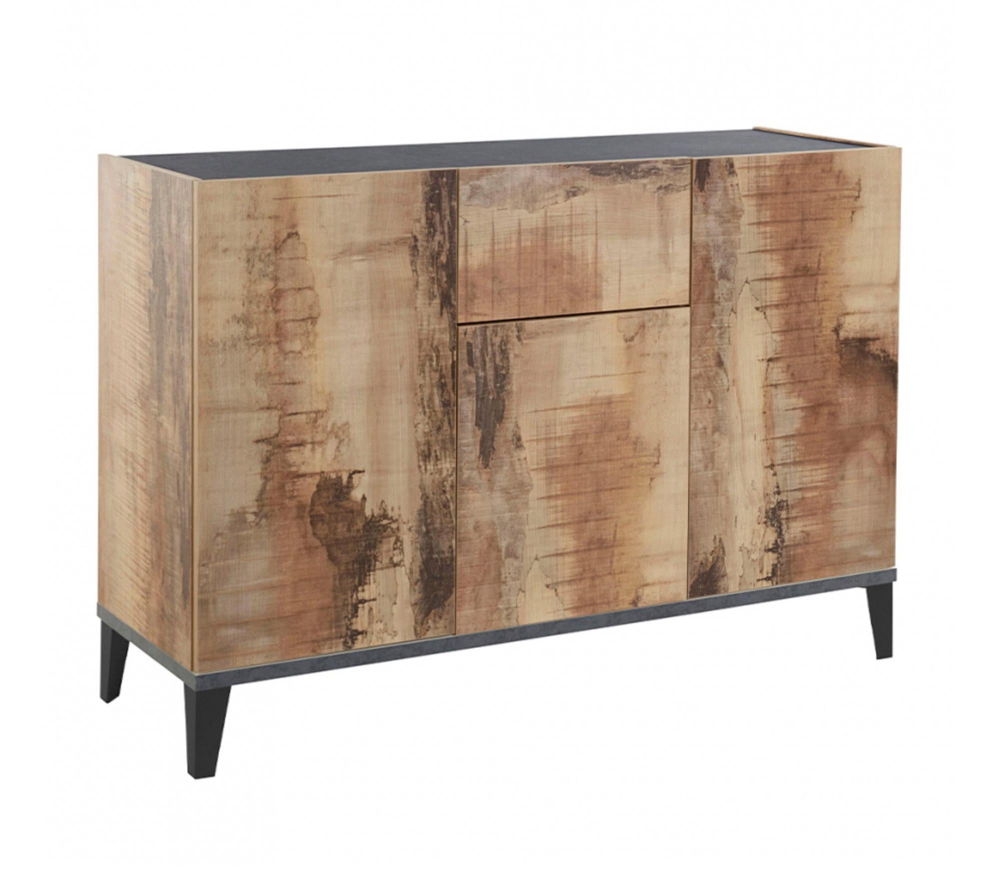 Ddybal Credenza, Credenza da cucina con 3 ante e 1 cassetto, Credenza