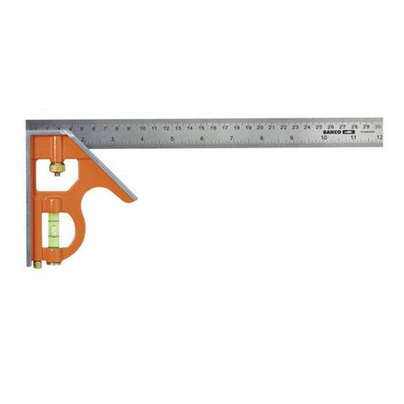 Équerre combinée de 30,5 cm, marquage de 45 à 90 degrés, outils de mesure de