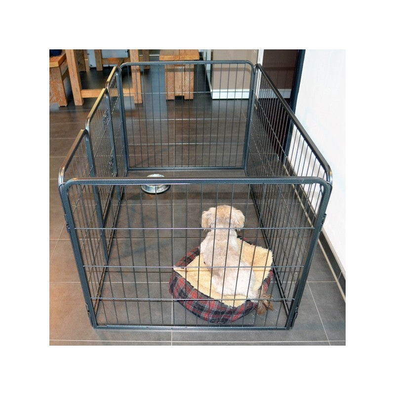 Parc enclos pour chiens grillage cage clôture intérieur et extérieur  Hauteur 80cm modèle Dog run « M 481 »