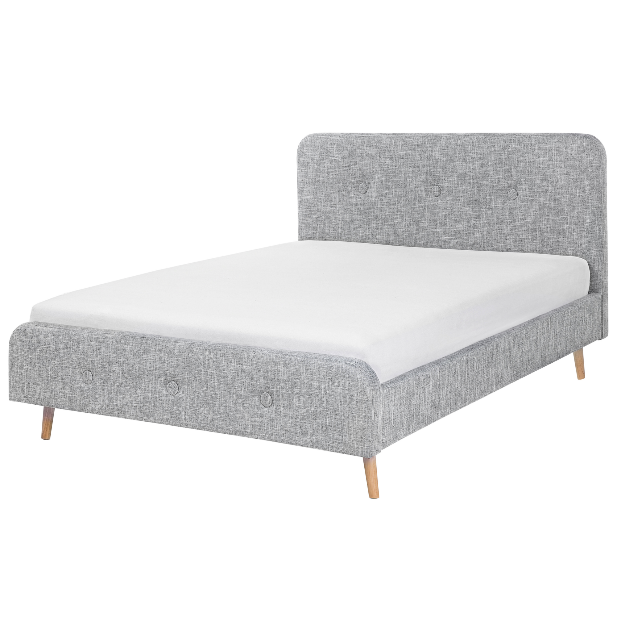 Letto Singolo 90 X 200, Lettino Baby, Con Rete E Schienale A Doghe In Legno Bianco 89705732