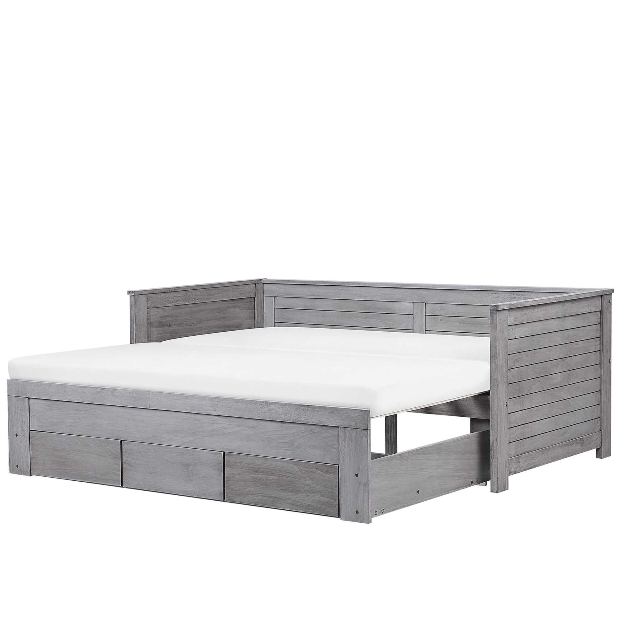 Divano Letto Estensibile 90/180x200 Cm | Velluto Beige | Rete A Doghe | Senza Materasso - Foto 8