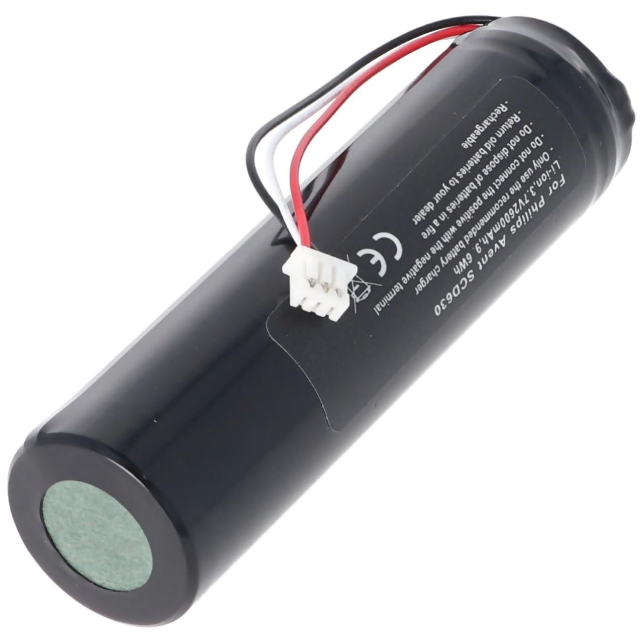 Batterie adaptéee pour Philips Avent SCD630, Li-ion, 2600mAh