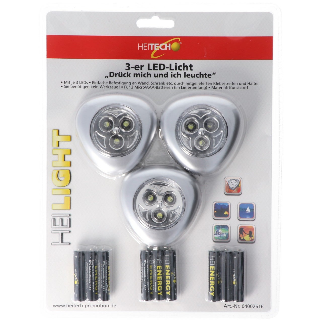 Eclairage LED à piles & Rechargeable
