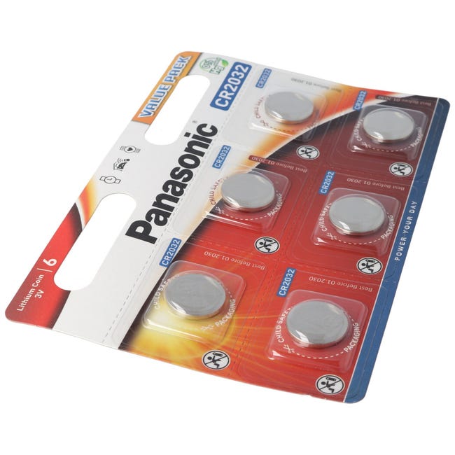 Panasonic CR2016 - 3V - Piles bouton - Lithium - Piles jetables