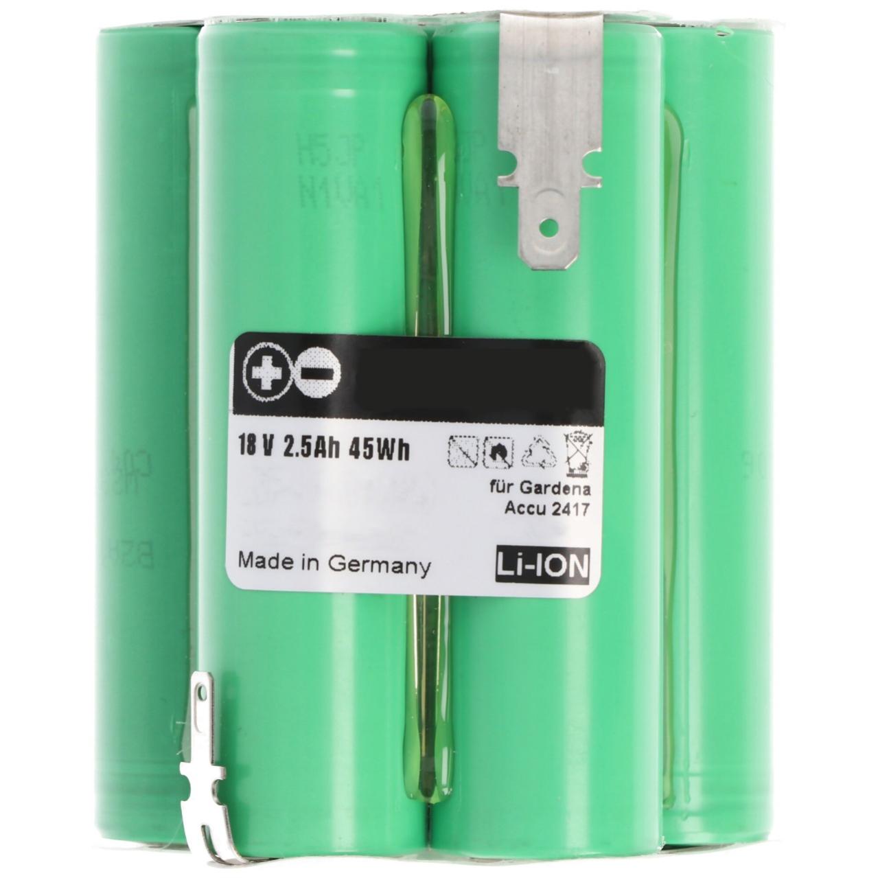 Vhbw Li-Ion Batterie 3000mAh (18V) Pour Outils Gardena AccuCut