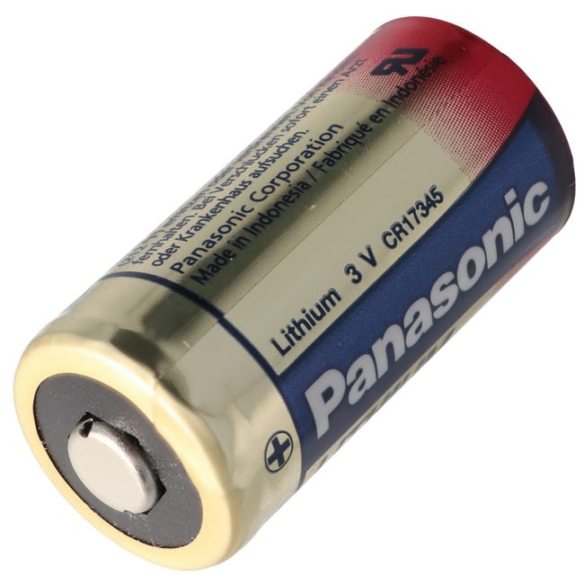 Pile Panasonic CR123A Professional Photo Lithium - batterie appareil photo