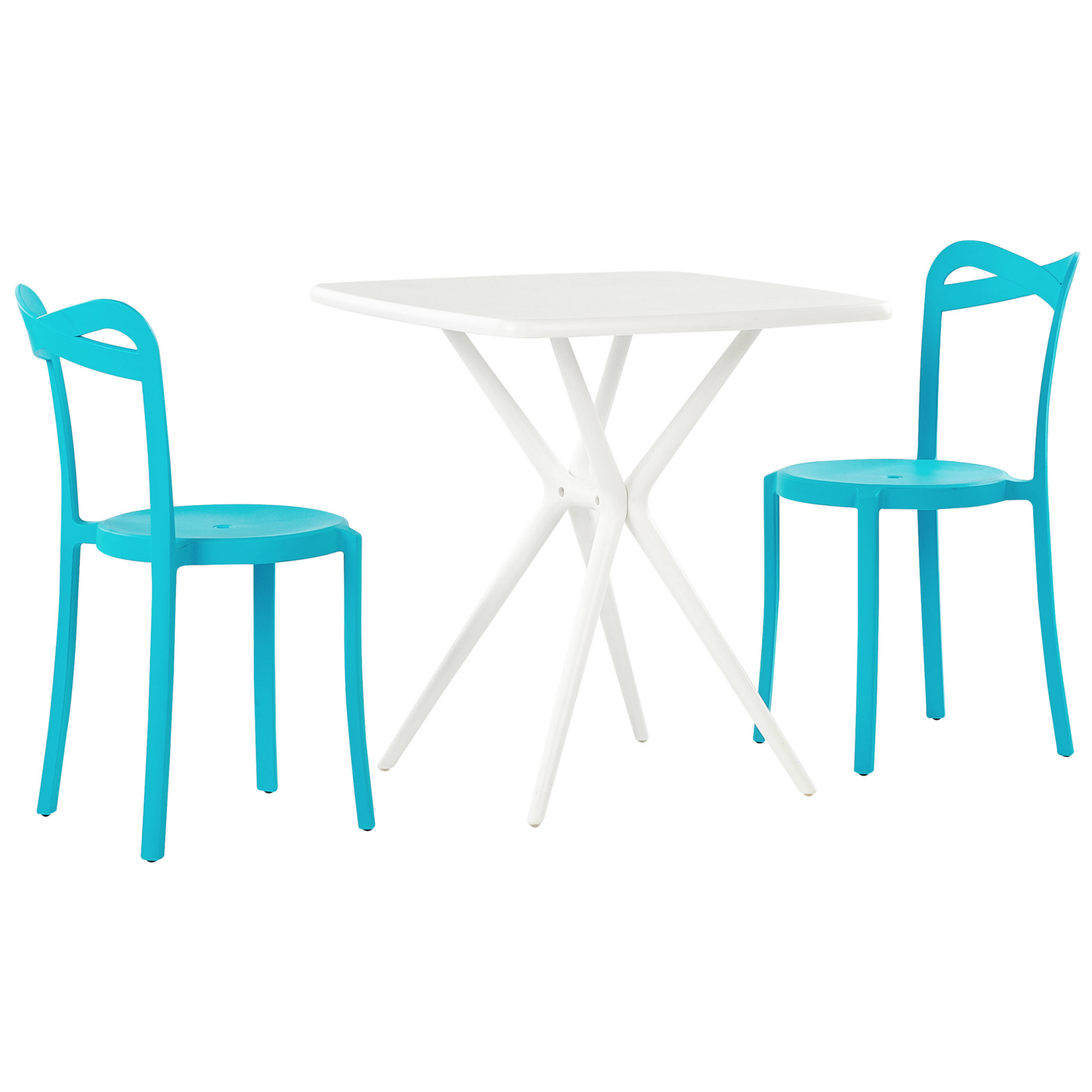 Ombrellone da giardino blu scuro 144 x 195 cm FLAMENCO | Leroy Merlin