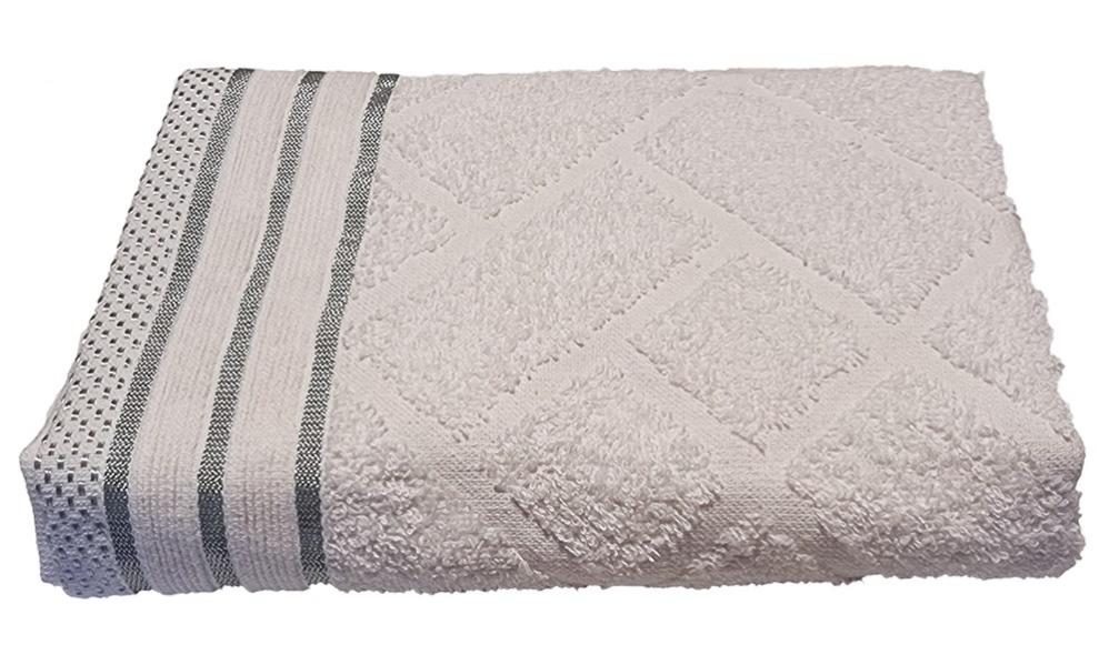 Carenesse Asciugamano Hamam Jacquard Paisley 90x175 Cm - 100% Cotone, Leggero E Assorbente, Double Face - Telo Mare, Sauna O Sciarpa