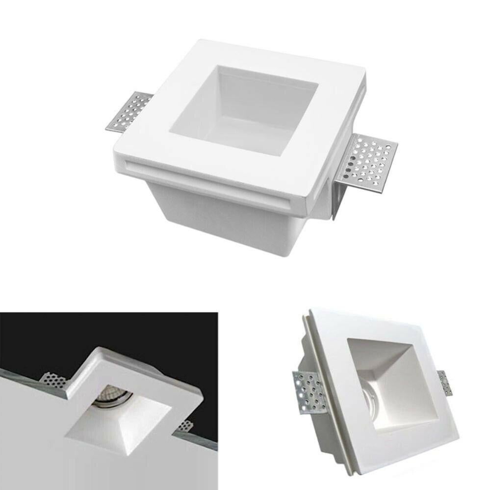 PORTAFARETTO INCASSO IN GESSO SUPPORTO QUADRATO PORTA FARETTO A Scomparsa Gs 01 85201540