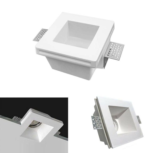 PORTAFARETTO INCASSO IN GESSO SUPPORTO QUADRATO PORTA FARETTO A Scomparsa Gs 01 85201540 PORTAFARETTO INCASSO IN GESSO SUPPORTO QUADRATO PORTA FARETTO A Scomparsa Gs 01 85201540