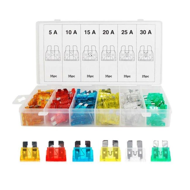 Flaconi 180PCS Fusible Voiture,2A 3A 5A 7.5A 10A 15A 20A 25A 30A 35A Flaconi 180PCS Fusible Voiture,2A 3A 5A 7.5A 10A 15A 20A 25A 30A 35A