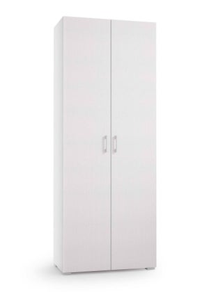 Armoire polyvalente Forcola, Porte-balai multifonctionnel, Armoire à 2  portes, 78x35h190 cm, Chêne