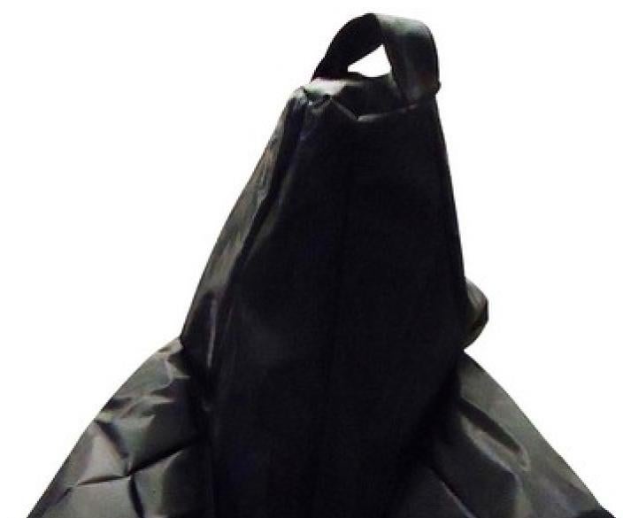 Poltrona A Sacco Big Joe Dorm In Nero Limousine – Comoda E Sfoderabile Con Tasche Porta Oggetti