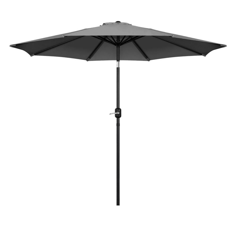 Mondeer Parasol de Jardin Parasol de Extérieur Pliable Inclinable