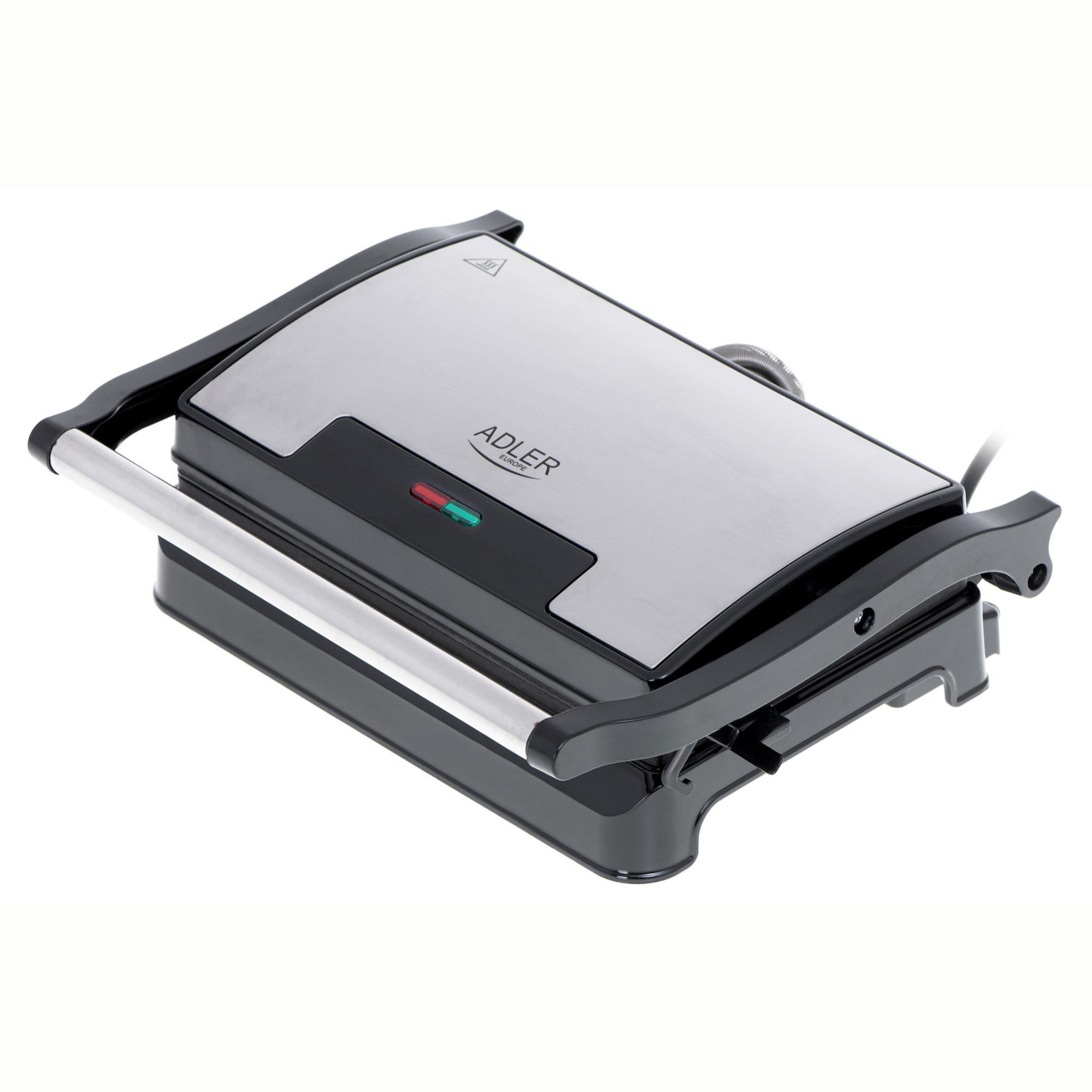 Mini Bistecchiera Piastra Antiaderente DCG ST2550 - 750W, Compatta Per Cucina