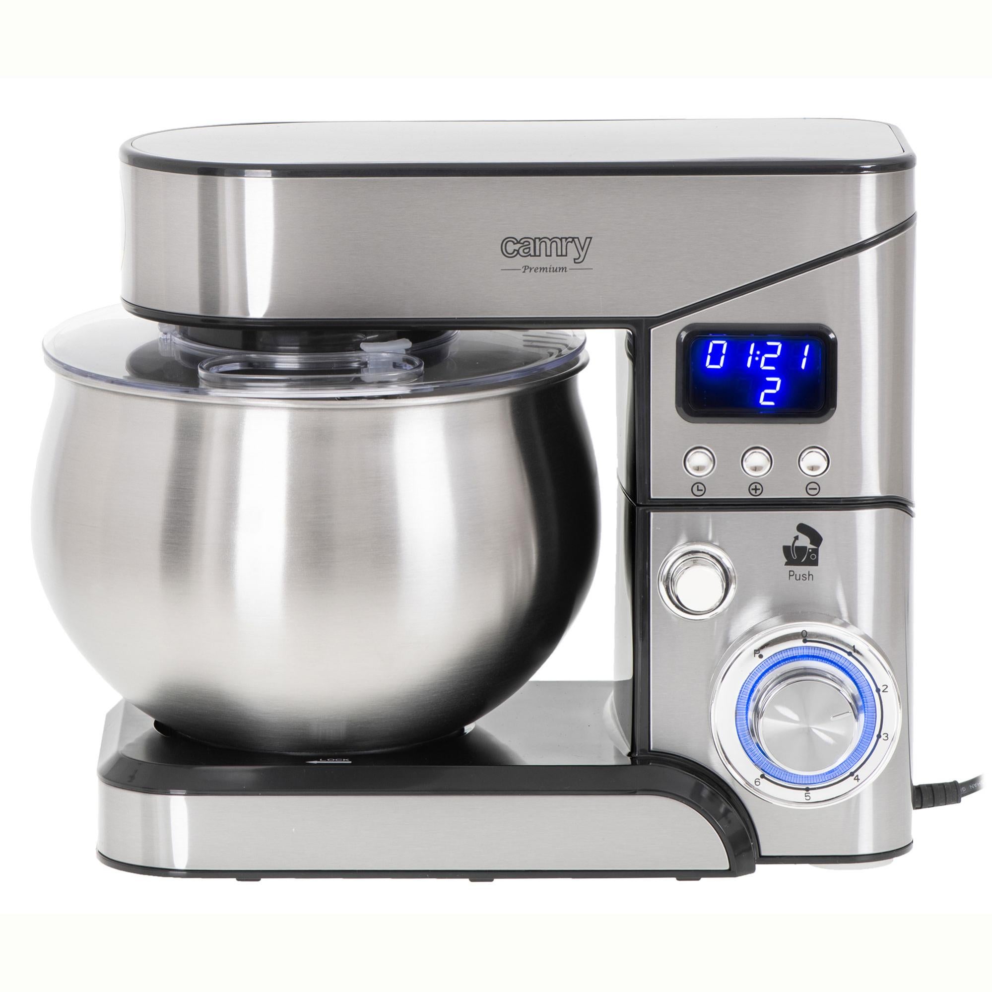 Insaccatrice Elettrica Verticale per Salsiccia in Acciaio Inox 10L Velocità Regolabile, Macchina per Insaccare Salsicce Elettrica Potenza da 200W in Acciaio Inox 4 Tubi di Riempimento Inclusi | IT