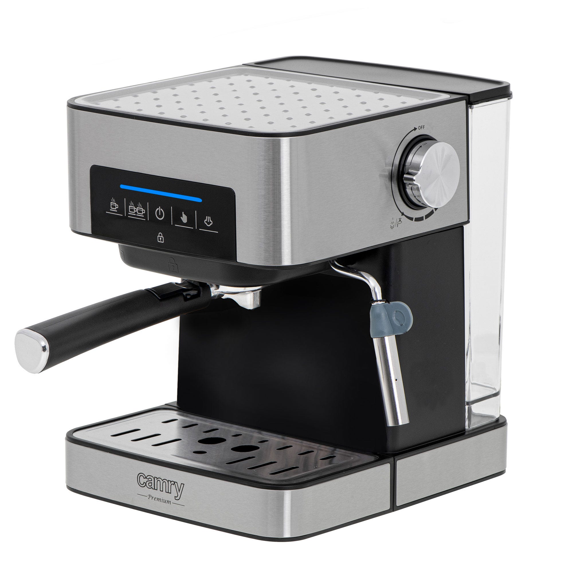Cafetera espresso Compact con calentador leche