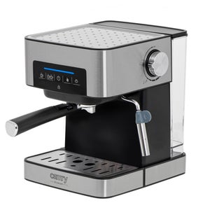 Princess 249412 Máquina de café para Espresso, Compatible con cápsulas  Nespresso y café molido, 1 o 2 tazas, 20 bares de presión, Depósito  extraíble de 1.5L, con espumador de leche, 1100 W 