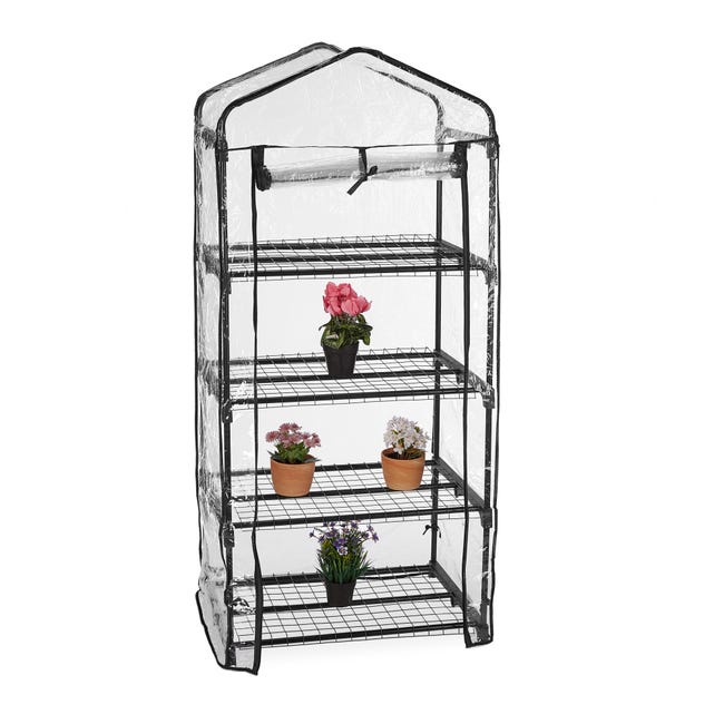 Serra Verdelook 4 Ripiani 69x49x157cm – Telo PVC, Telaio Metallo, Per Balcone E Giardino - Foto 1