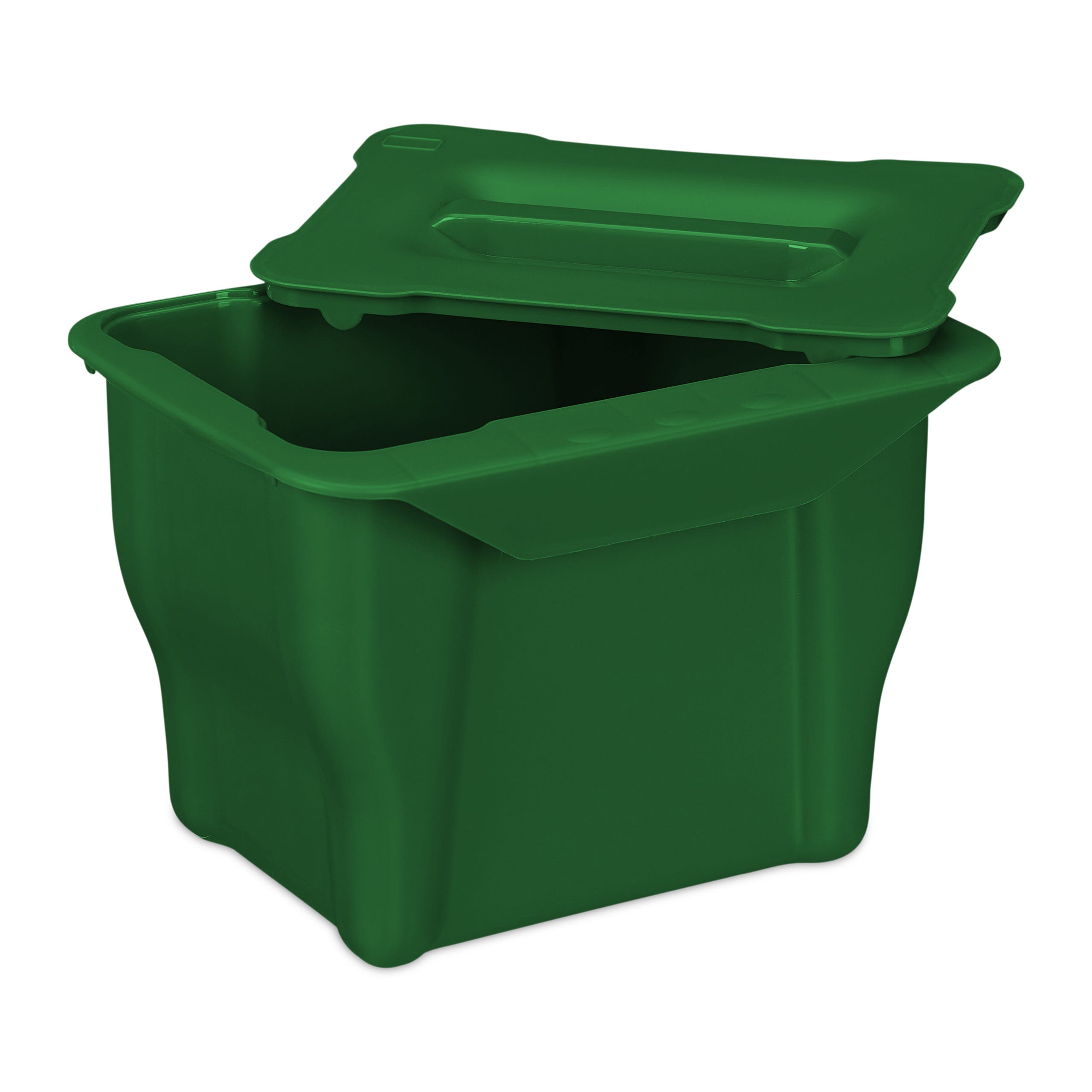 Seau à compost avec couvercle vert 6L - Centrakor