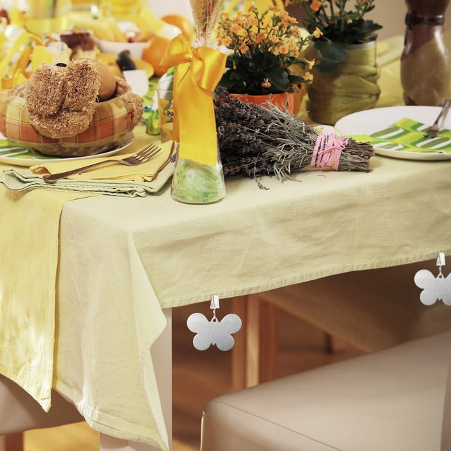 Relaxdays Poids pour nappe de table, design pastèque, lot de 8