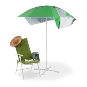 Pied de parasol avec piquet de pelouse, piquet de parasol, piquet de pelouse,  pied de parasol, piquet de terre, parasol, porte-parapluie pour la pêche,  porte-parapluie de plage