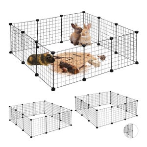 Gabbia per Conigli Recinzione per Animali Recinto 180x75 cm con