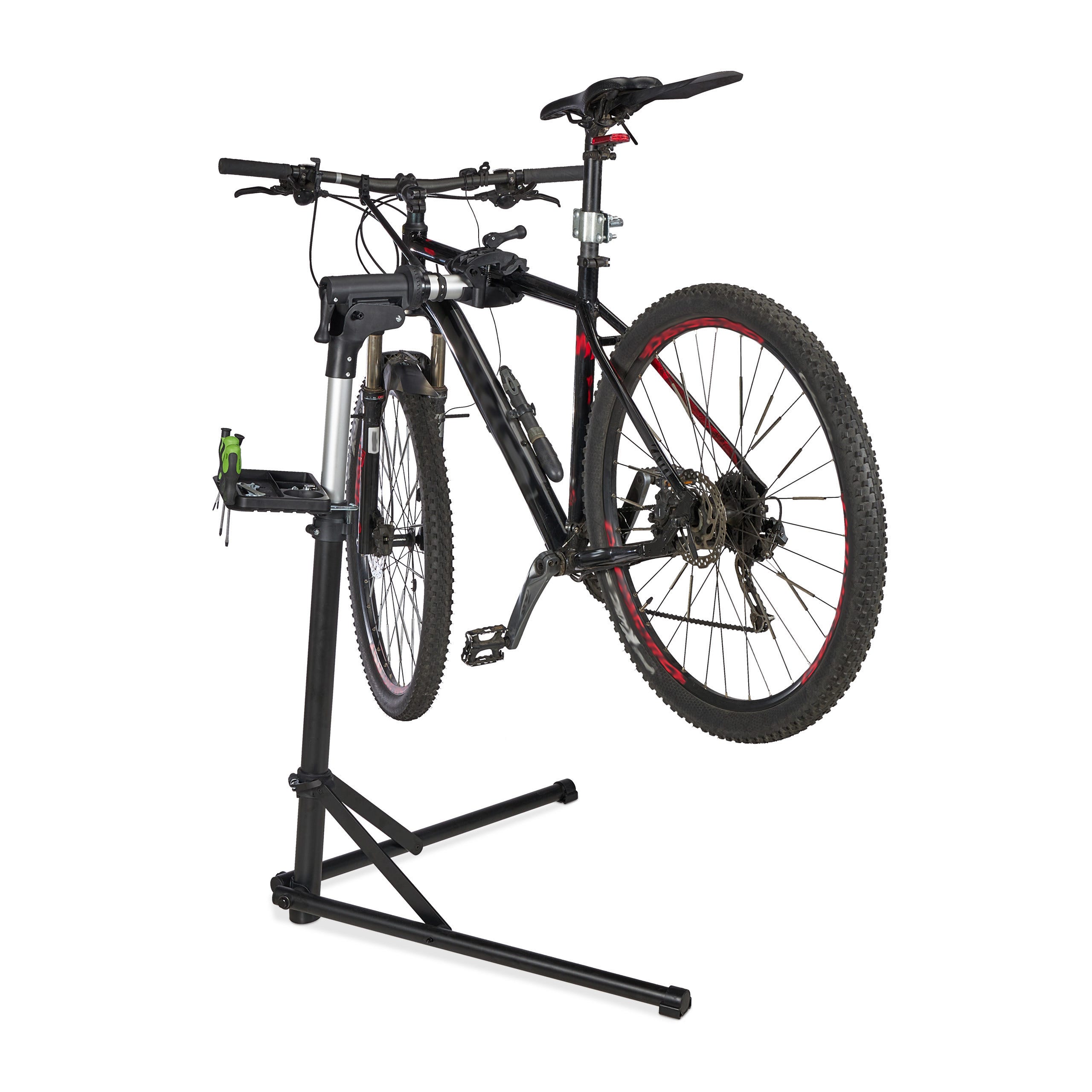 Support vélo au mur avec pince 360° pour réparation ou rangement