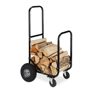 TROTTY Chariot à bois - Accessoires pour pôeles et cheminées à bois  chauffage - Piskorski