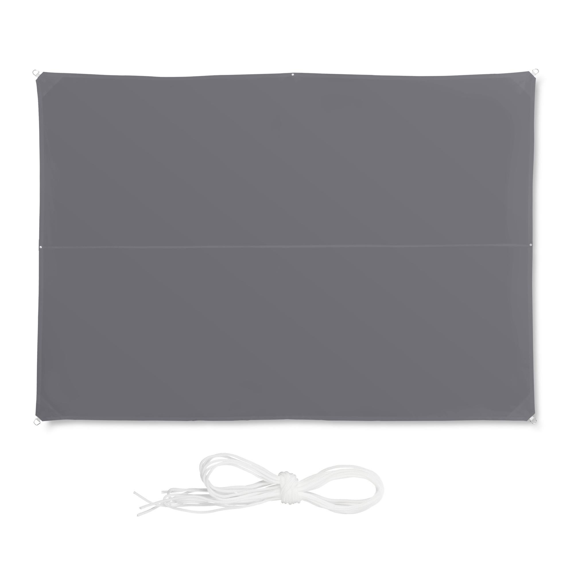 Tenda da Sole per Esterno 180 x 320 c Tessuto HDPE Idrorepellente e